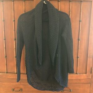 Vince navy 100% linen cardigan